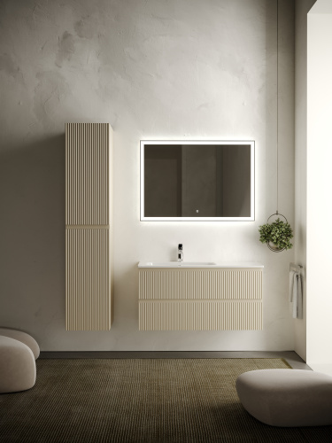 Тумба под раковину Sancos SNOB R SNR100LCE 99,5х44,5х50 настенная - фото 2